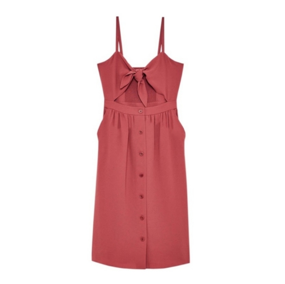 Aritzia Adelia dress in Deep Blush - Picture 2 of 4